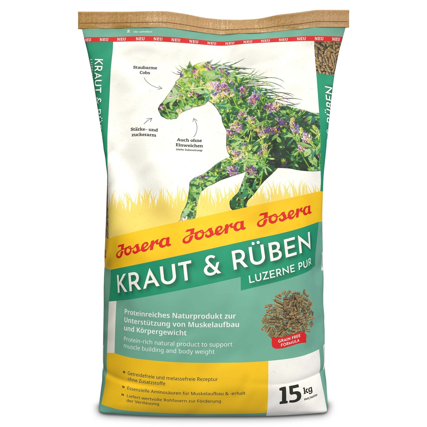 Josera Kraut & Rüben Luzerne Pur 15kg