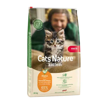 mera Cats Nature Kitten Huhn Trockenfutter