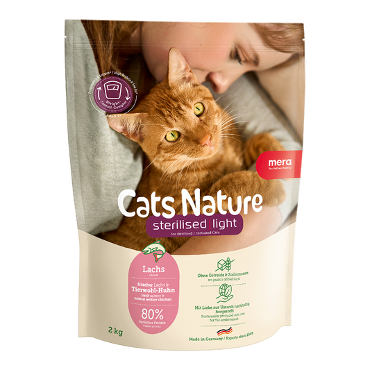 mera Cats Nature Adult Sterilised Lachs