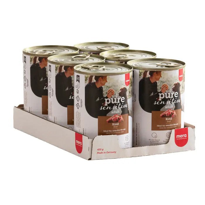 mera pure sensitive Rind & Kartoffel Nassfutter 6x400g