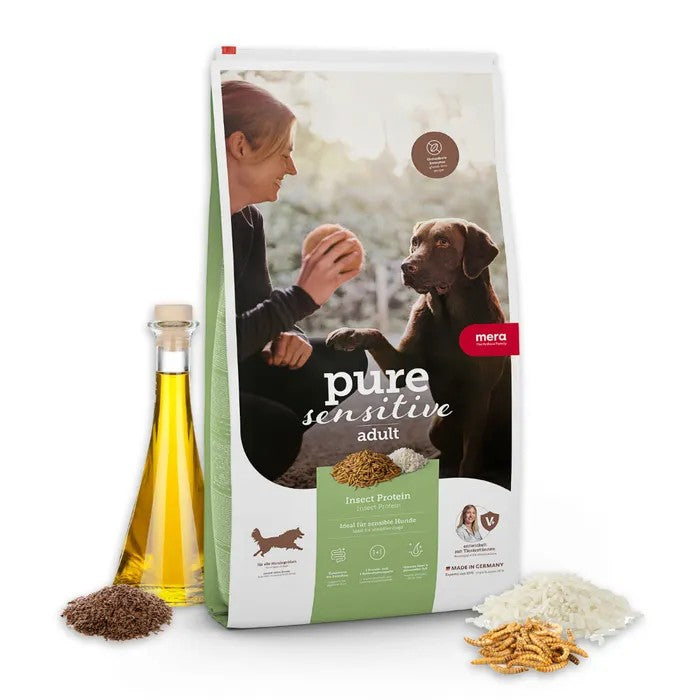Mera Pure Sensitive Insect Protein 12,5kg Hundefutter für Allergiker - CL-Futterhandel